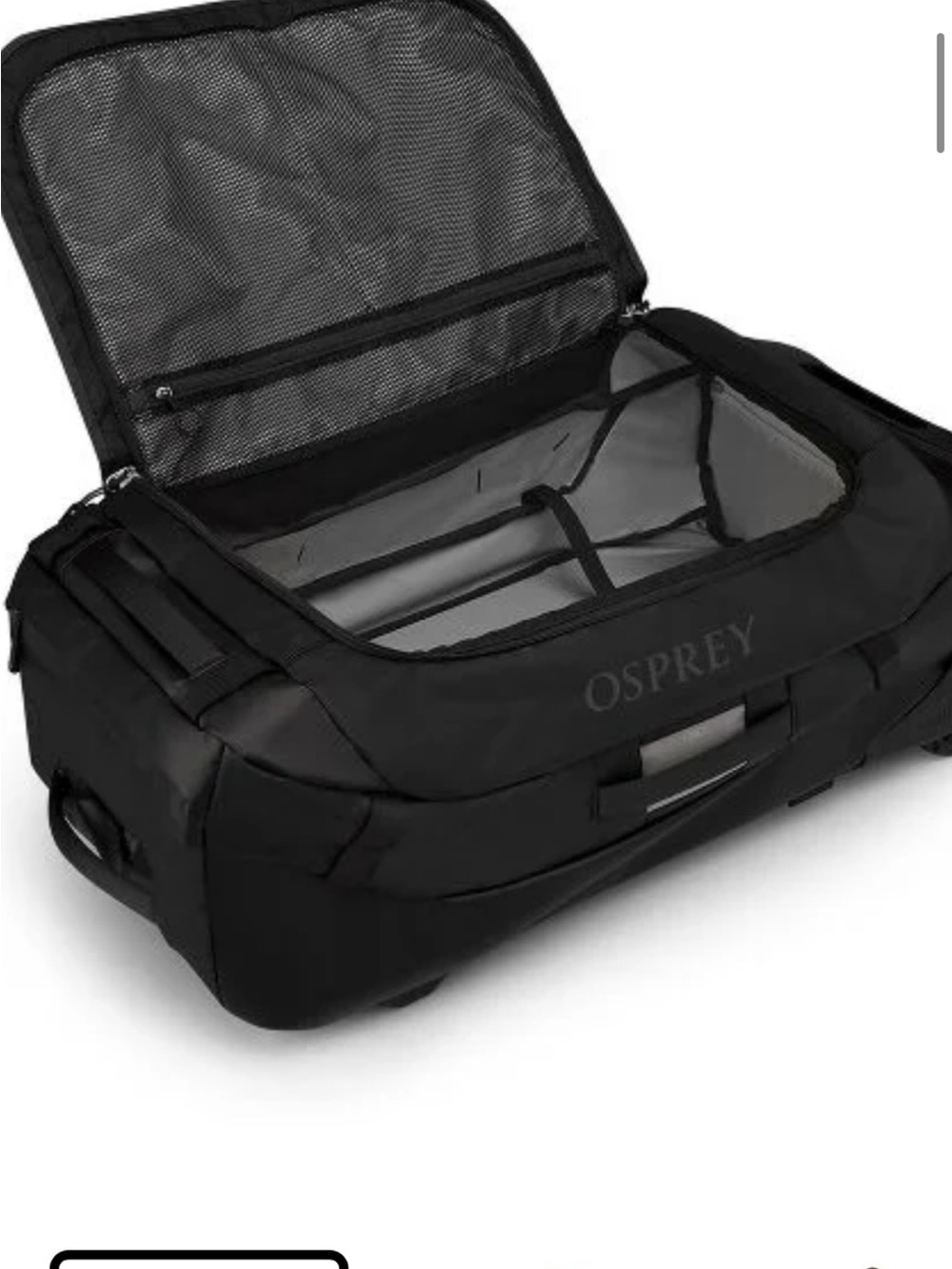 New Retail $360 New Osprey Transporter Wheeled Duffel 90L Bag Suitcase Luggage - Picture 2 of 5